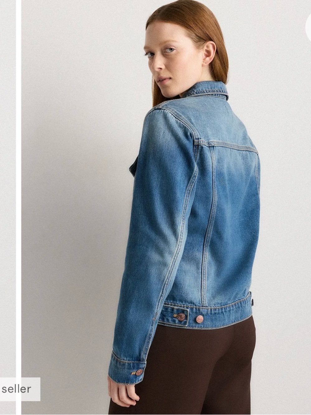 Quince 100% Organic Cotton Denim Jacket - Picture 5 of 7